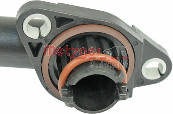 Tuyau, ventilation de carter-moteur (Tuyau de vapeur d'huile moteur) METZGER ref. 2380063